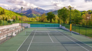 Boulder tennis court